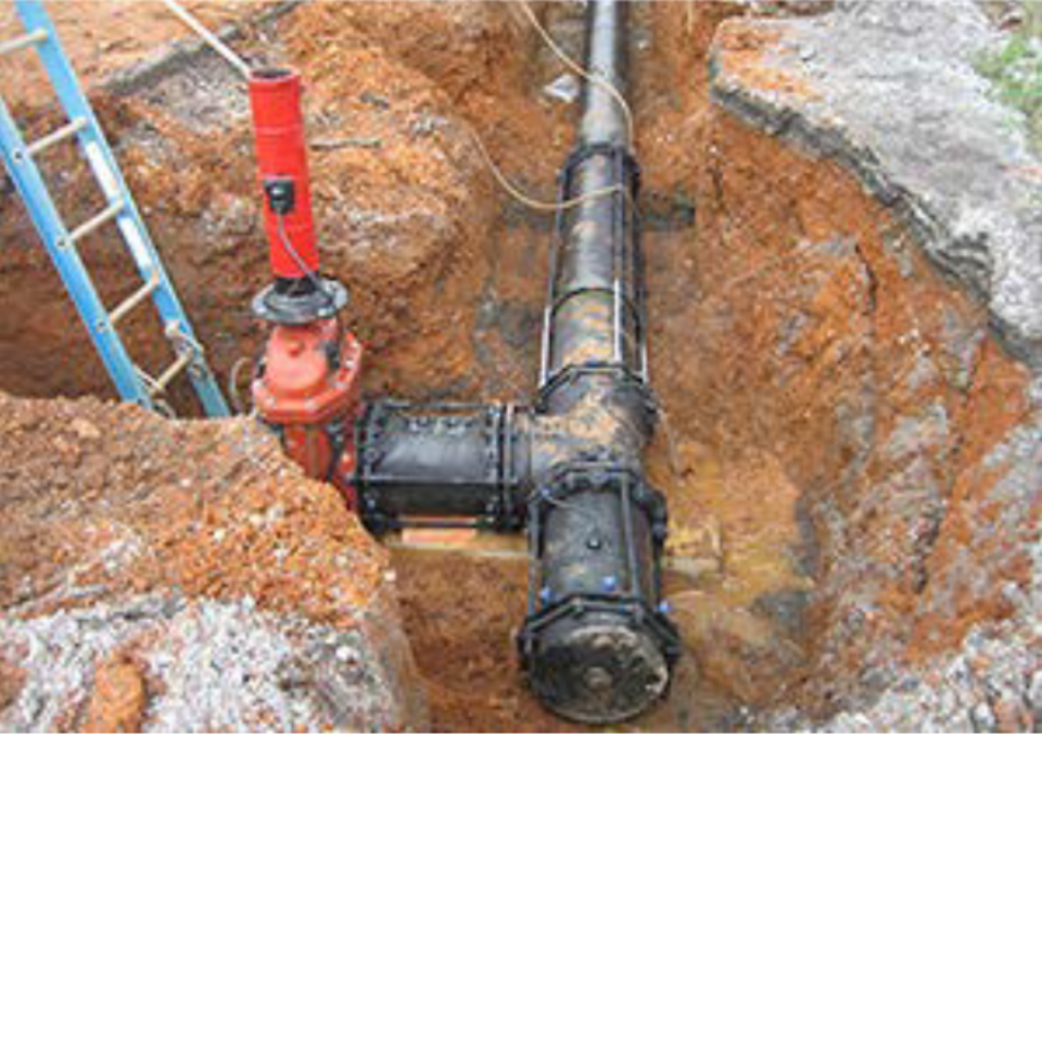 Installation Underground Fire Hydrant Pipeline